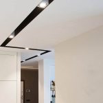 черная ниша в натяжном потолке